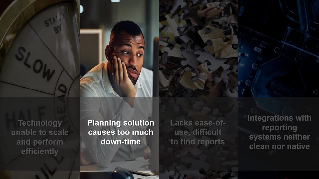 Groupe de personnes en réunion, assises à une table et suivant une visioconférence sur un écran. 